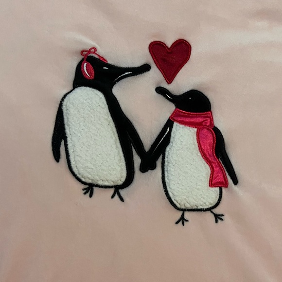 Kate Spade Dream a Little Dream Pink Penguin Soft PJ Top - Picture 6 of 6